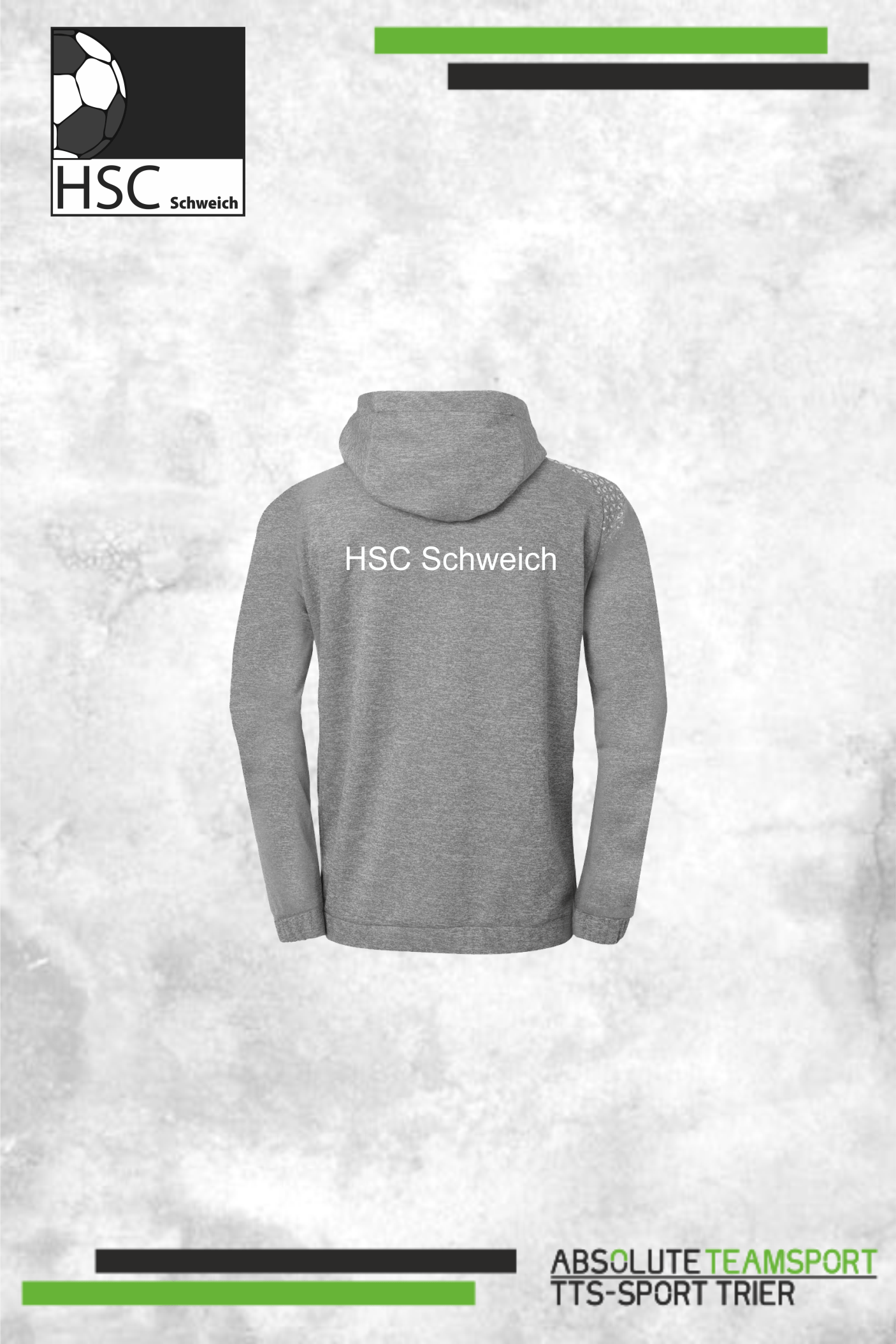 Kempa Ambition 28 Kapuzenjacke HSC Schweich – Bild 2