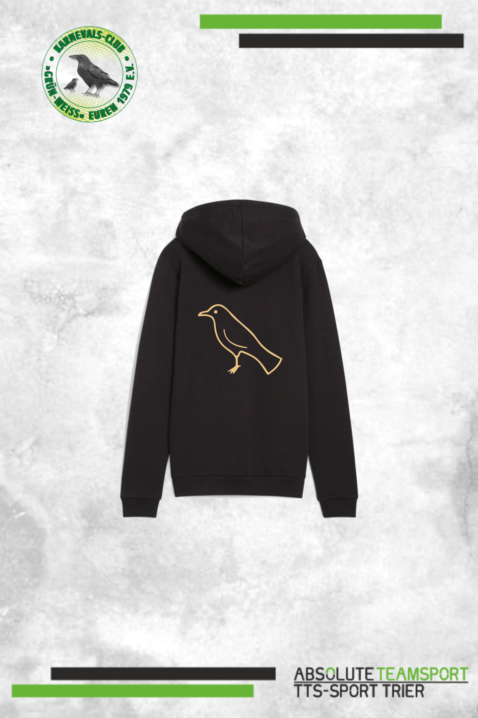 TeamGoal Casuals Hooded Jacket Gold – Bild 2