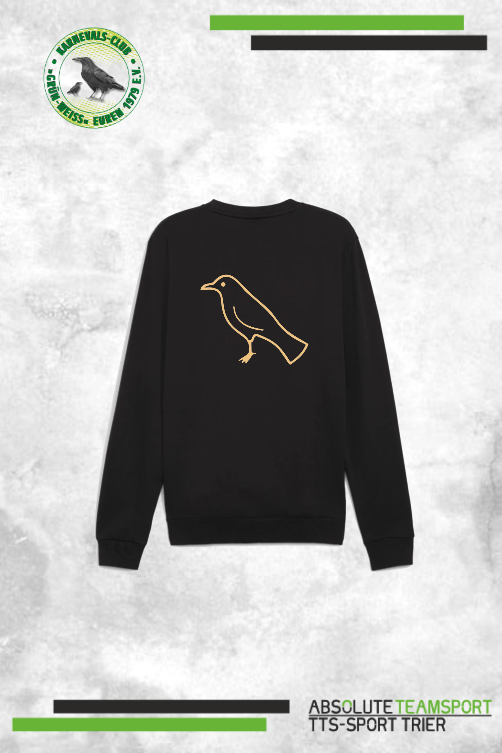 TeamGoal Casuals Crew Neck Sweat Gold – Bild 2