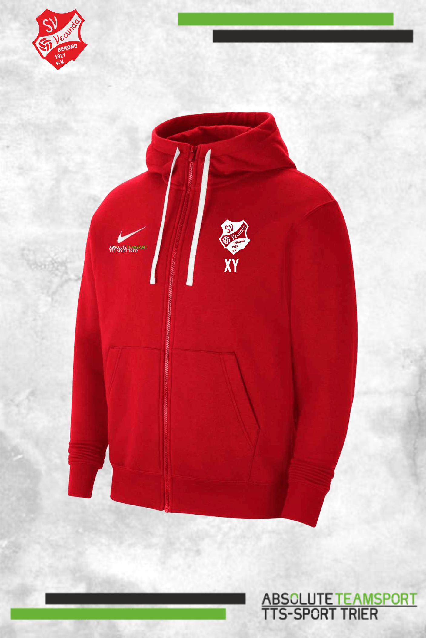 Nike Park Fleece Full-Zip Hoodie -SV Bekond-