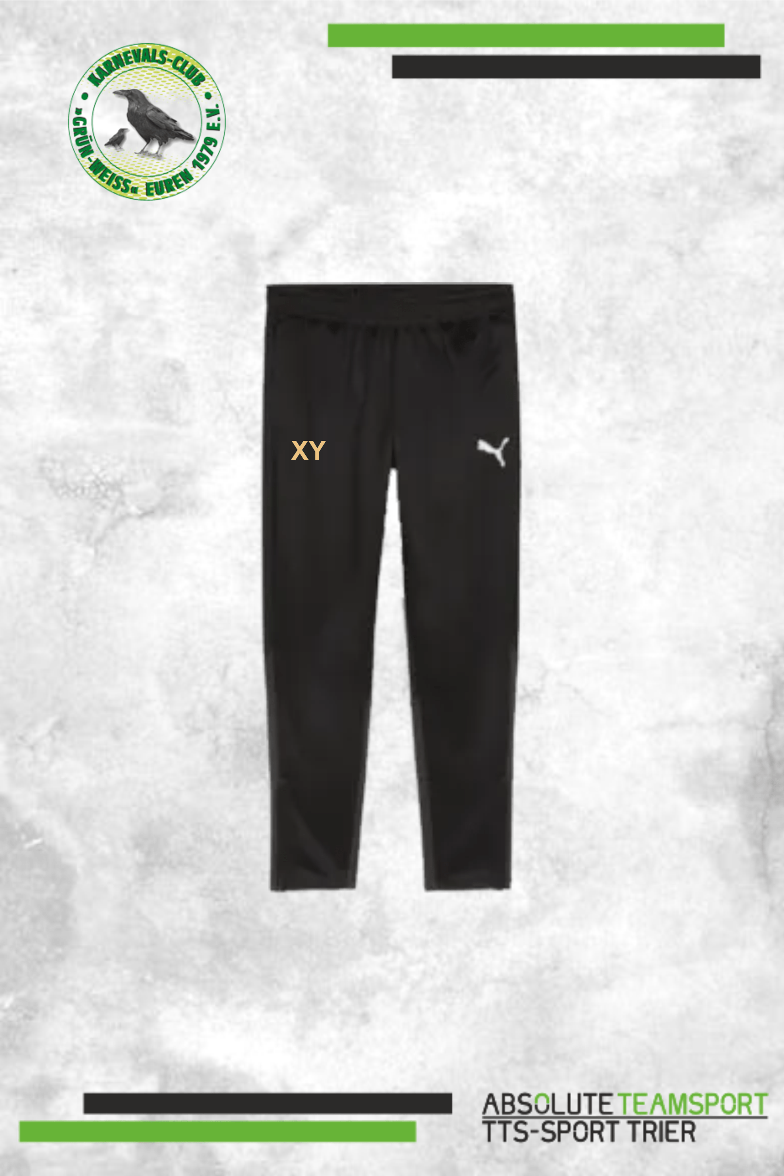 TeamGoal Training Pants Gold