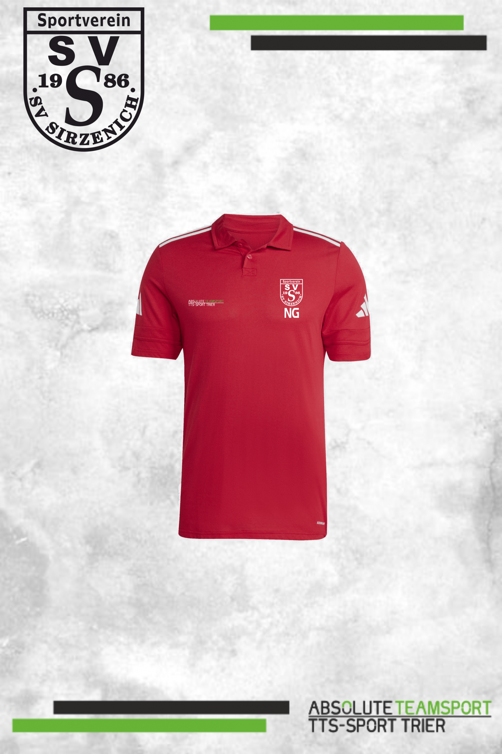 Squadra 25 Cotton Polo Shirt -SV Sirzenich-