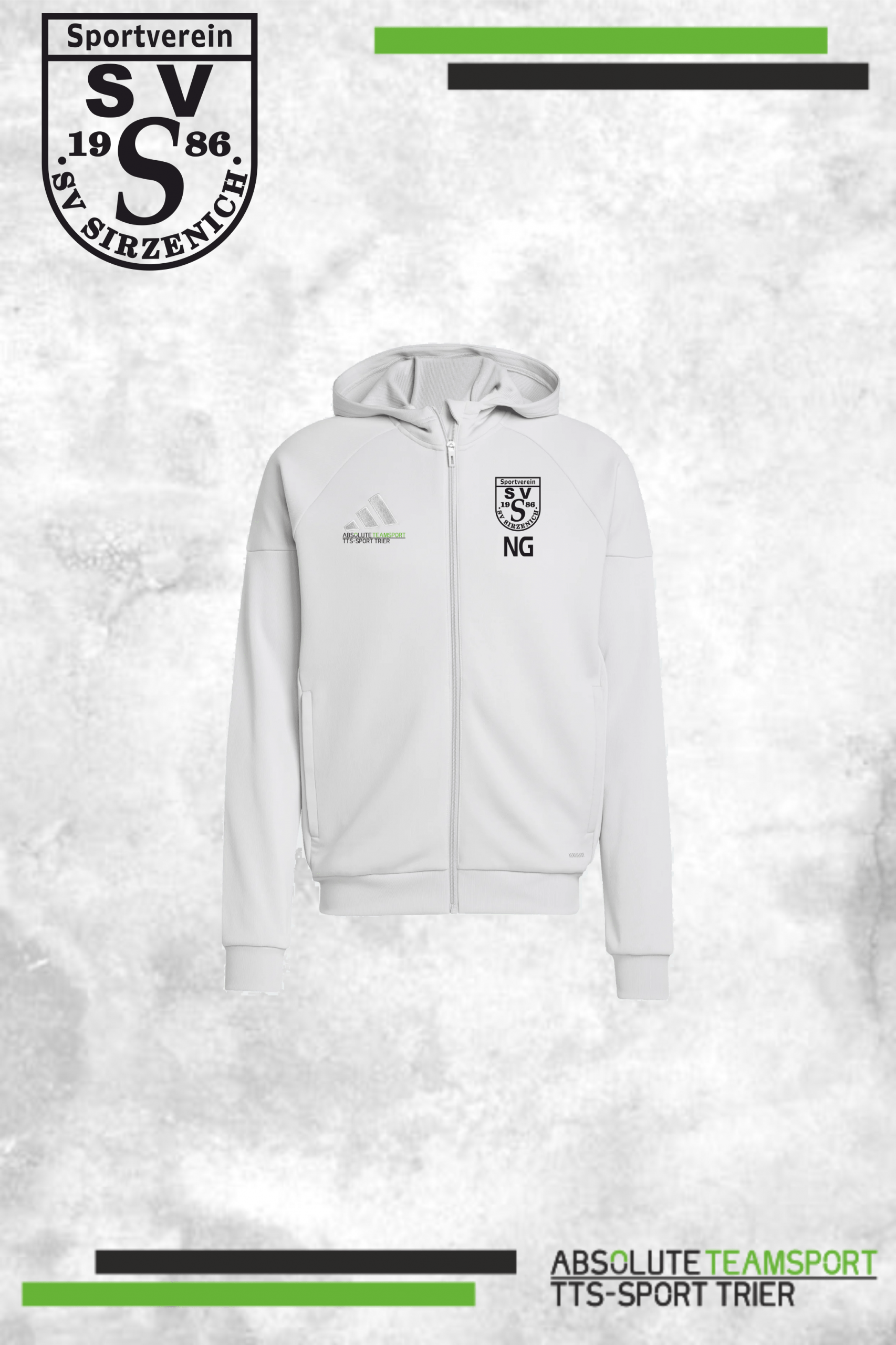 Squadra 25 Lifestyle Full Zip Hoody -SV Sirzenich-