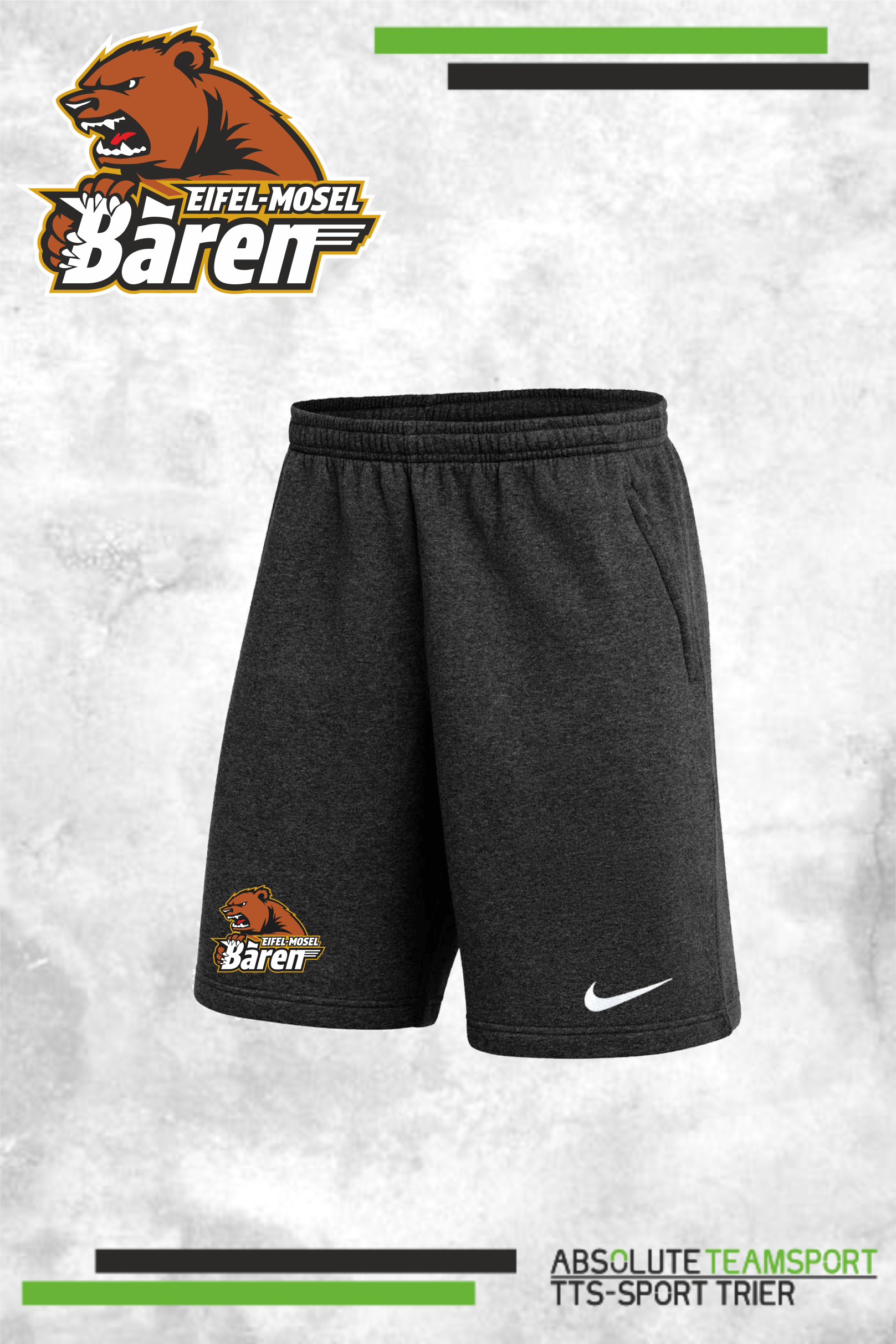 Park Fleece Knit Zippered Short-Eifel-Mosel Bären-