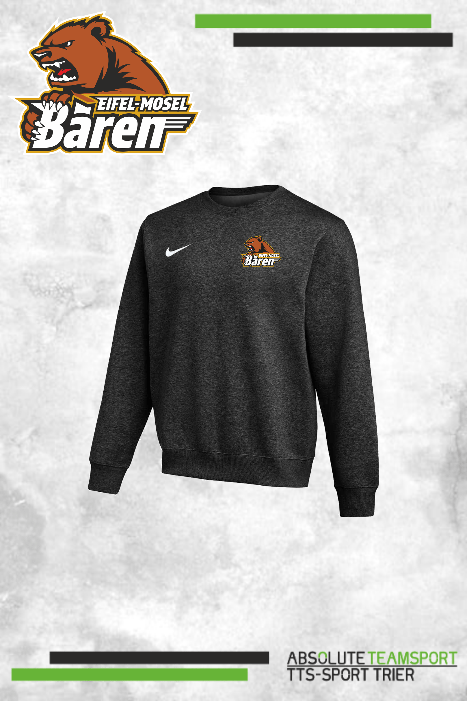 Park Fleece Crew Eifel-Mosel Bären