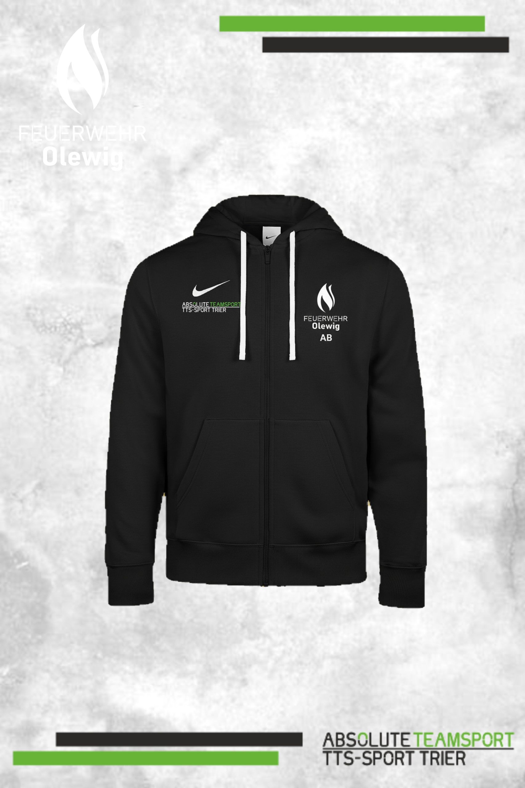 Nike Park 26 Sweatjacke Feuerwehr Olewig