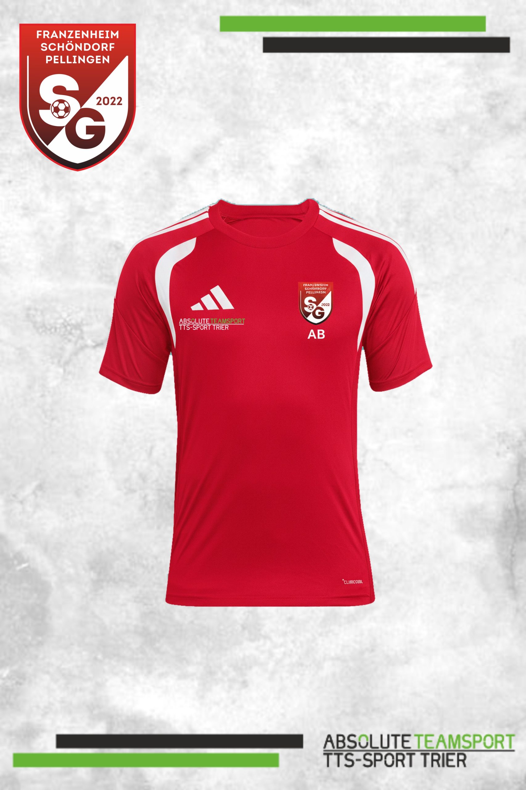 Tiro 26 League Jersey SG Franzenheim Schöndorf Pellingen